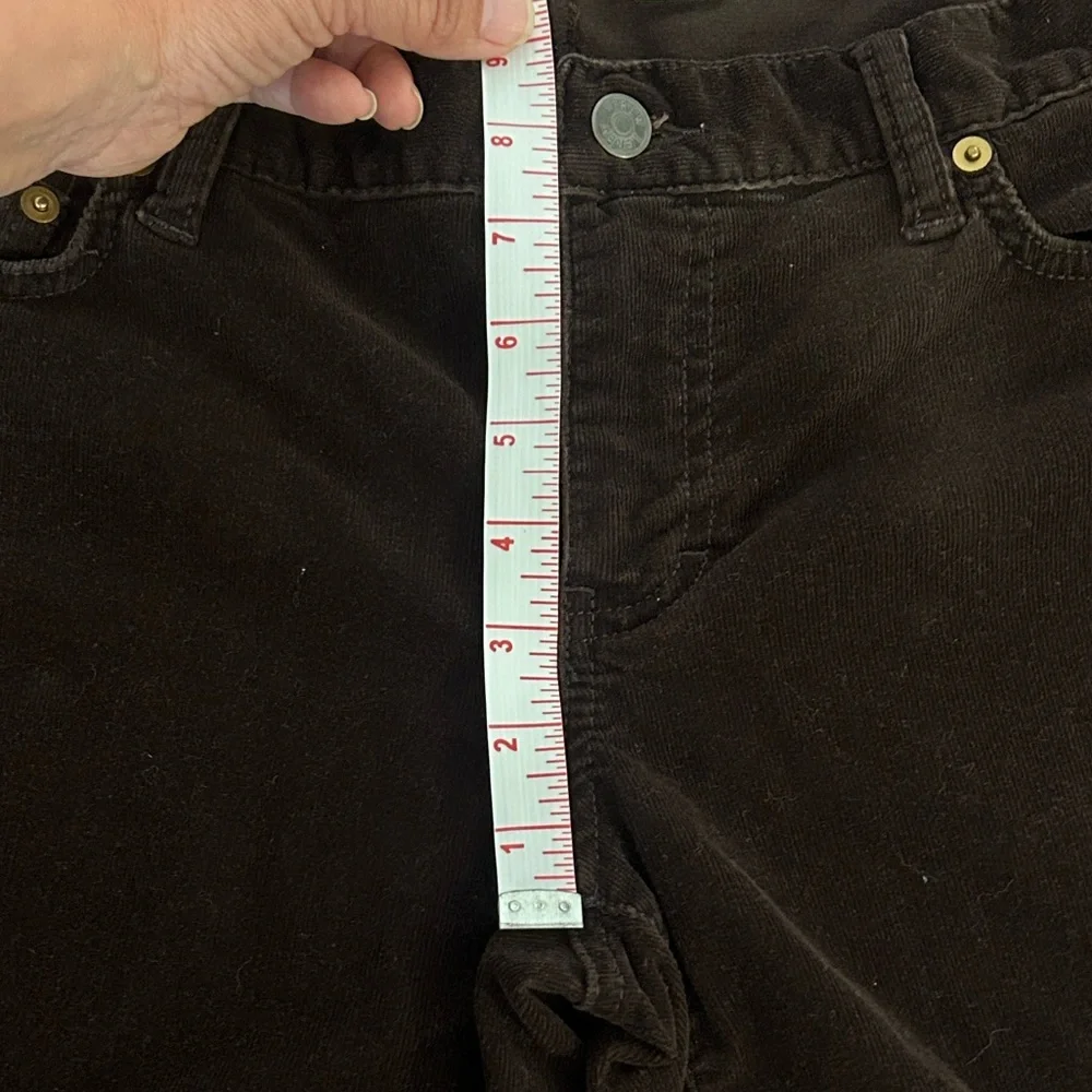 J. Crew Brown Corduroy Button-Front Pants - Picture 8 of 11